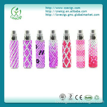 Shiny e cigarette EGO diamond battery for christmas